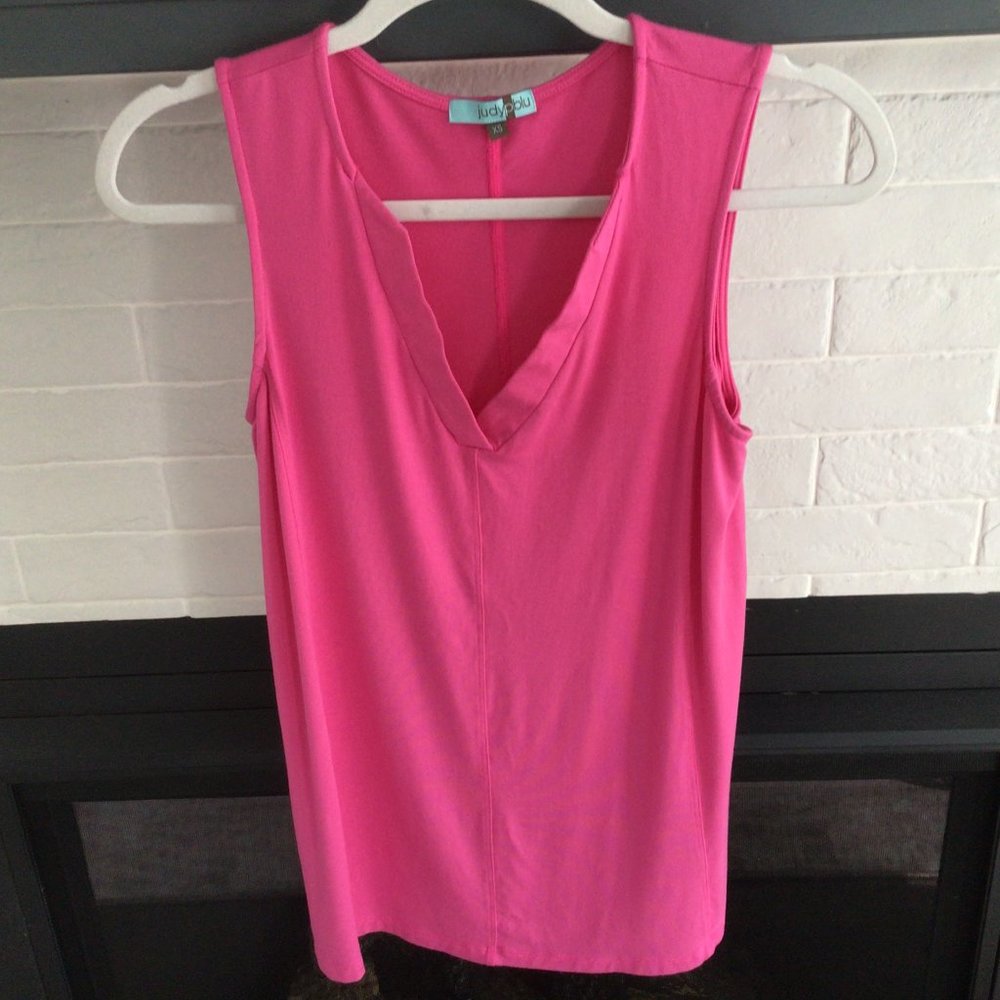 Judy Blue Pretty in Pink Sleeveless Top